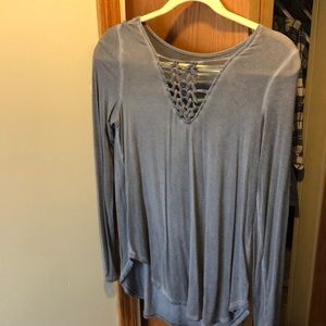 Soft and sexy A&E long sleeve.
